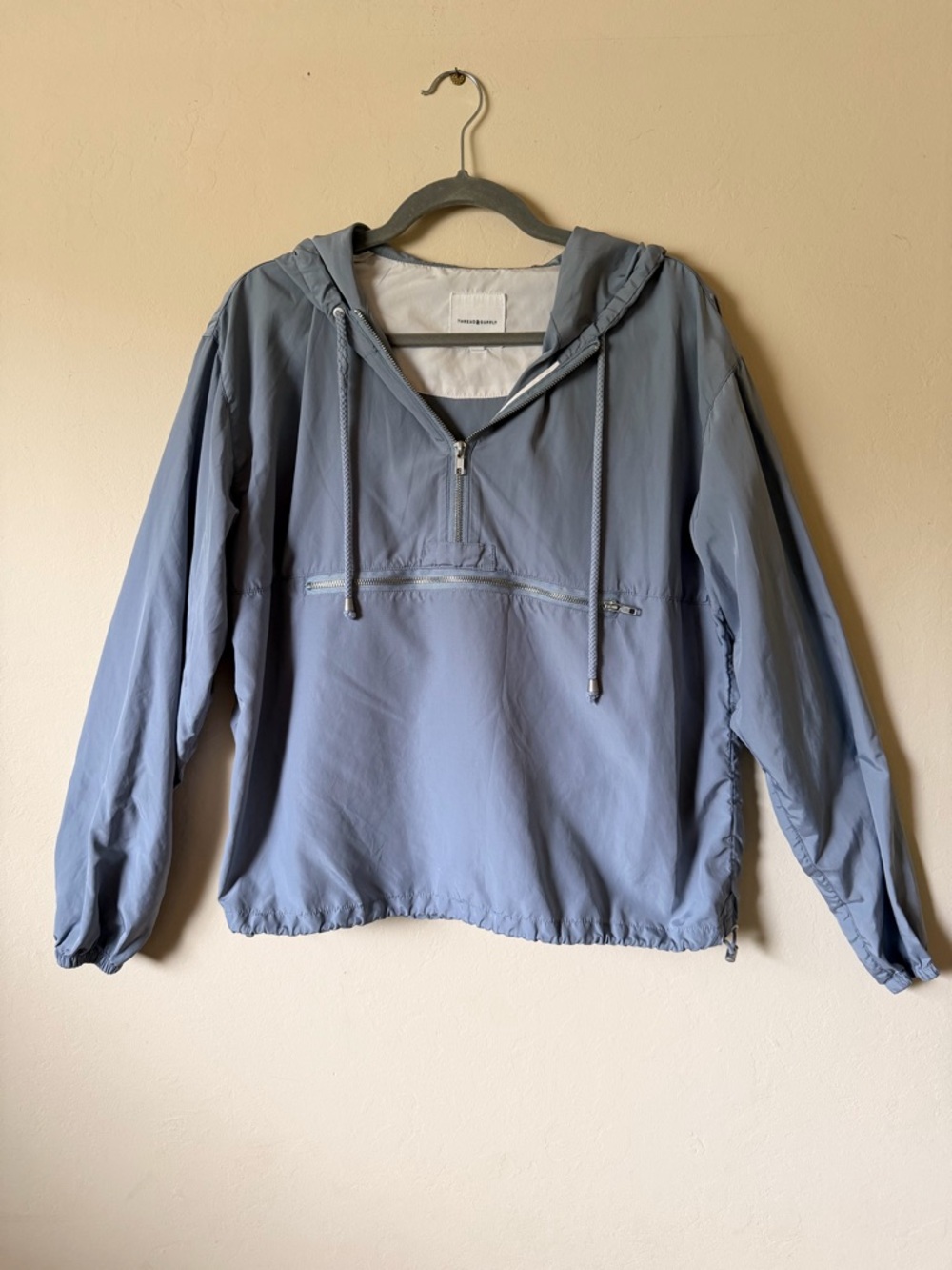 Thread & Supply Light Blue Jacket with White Label